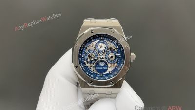 Audemars Piguet Royal Oak Cal.5134 Movement 41mm Skeleton Dial Calendar/Week/Month Chronograph Watch